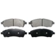 Purchase Top-Quality Rear Semi Metallic Pads by WAGNER - ZX1612 02